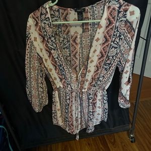 3/4 sleeve blouse